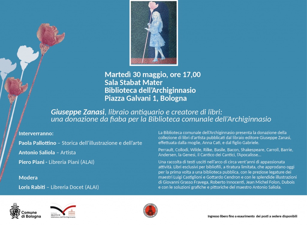 La donazione di Giuseppe Zanasi a Bologna